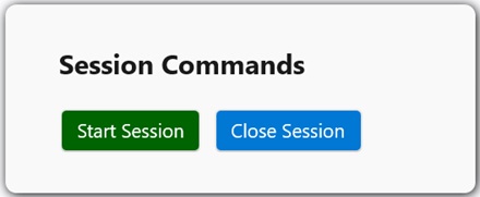 Session command buttons